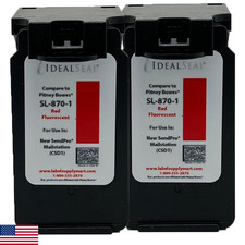 Idealseal Replacement Postage Ink Cartridge For Sl-870-1 Red Ink Cartridge For picture