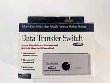 Belkin F1B028-E 4 Position Universal Data Transfer Switch DB25 Serial Parallel picture