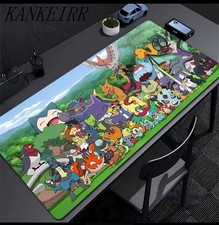 P-Pokemon Ash Ketchum And Pikachu Grande Mousepad Large Gaming Mouse Pad picture