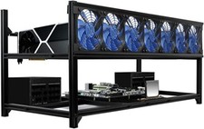 Kingwin Miner Rig Case Aluminum With 8 GPU Mining Stackable Frame picture