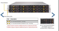 2U 12 Bay Supermicro Server X11DPU 2x Xeon 8160 24 Core 128GB DDR4 4x U.2 NVME X picture