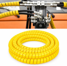 25Ft Spiral Wrap Hose Cable Protector 1/2 Inch Heavy Duty Hydraulic Hose Wrap Pr picture