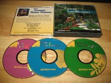 Custom LandDesigner 3D 6.0 PC CD-ROM 3-disc Set 2000 Sierra for Windows 95/98/NT picture