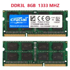 CRUCIAL DDR3L 16GB (8GB x2) 1333mhz PC3L-10600 Laptop SODIMM Memory RAM DDR3 picture