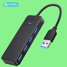 4 IN 1 USB 3.0 Hub Material ABS Splitter w/ Super Speed 5Gbps 0.5/3.3Ft Cable picture