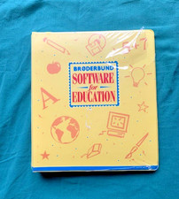 Vintage Broderbund New Print Shop for Apple II; 5.25