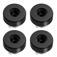 4Pcs Plastic Metal Phonograph Isolation Feet Non Slip Record Player Support Pads picture