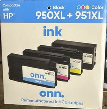 onn. HP 950XL Black + 951XL Color Ink Cartridges Combo picture