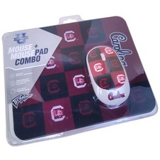 South Carolina Gamecocks Wireless Mouse and Mousepad Combo SOAR NCAA-MMP3 New picture