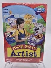 JumpStart Artist Pc New XP Arts Crafts Famous Art Long Box New Like Sega Rare  picture