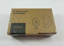 EVEO In Wall Cord Concealer For Cable Management White Sealed picture