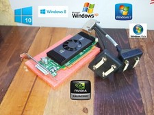 HP Compaq Elite 8100 8200 8300 CMT NVIDIA Quadro Quad 4 DVI Video Graphics Card  picture