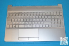 HP 15-DW 15-dw3058cl dw3xxx Laptop (Silver) Palmrest w/ Touchpad + ENG Keyboard picture
