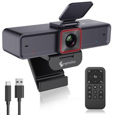 4K Webcam: AI-Trackig Web Camera Dual Noise-Cancelling Microphones - HDR-Enabled picture