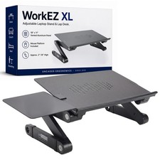 XL Adjustable Laptop Stand, Cooling Riser (Black) picture