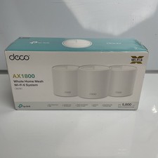 TP-Link Deco X20( 3-Pack) AX1800 Whole Home Mesh Wi-Fi 6 System New Sealed picture