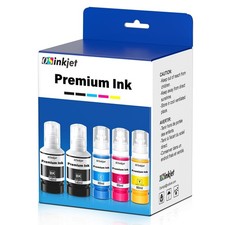 Osinkjet Ink Refill Bottles Combo Pack Compatible for T502 AE, 140ml Bk C M Y picture