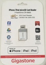 Gigastone iOS Card Reader 4K iPhone and iPad MicroSD CR8600. NEW picture