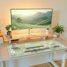 Mouse Pad and Keyboard Wrist Rest, Large Computer Desk Mat Set picture
