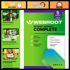 Internet Security Complete Antivirus Software 2026 | 5 Devices | 1 Year Keycard picture
