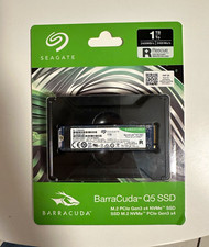 Seagate BarraCuda Q5 1TB NVMe M.2 SSD PCIe Gen3 x4 Solid State Drive: NEW SEALED picture