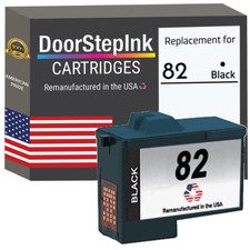 DoorStepInk Compatible Ink Cartridges for Lexmark 82 Black-USA picture