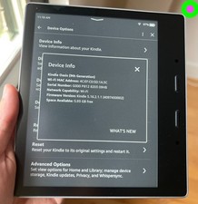 Amazon Kindle Oasis 9th Gen 8GB Graphite Wi-Fi 7