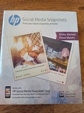 HP Social Media Snapshots 25 Sticky-Backed Photo Sheets 4