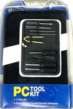 New iConcepts 11 Piece PC Computer Tools Kit W/ Black Tool Case picture