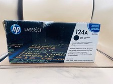 HP 124A Black Toner Cartridge New Open Box picture