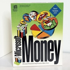 Microsoft Money 2.0 Personal Finance Software Budget Organize Tax W/ Disks 1992 picture
