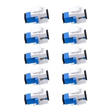 - 10 pcs Fiber Optic Coupler SC Keystone Jack Coupler SC Simplex Singlemode U... picture