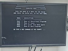 Clean Vintage Rare Retro IBM Clone Intel 8008 w/WD Paradise Working /DOS & Games picture