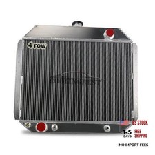 4 Row Aluminum Radiator for 1966-1979 Ford Bronco F100 F150 F250 F350 4 core picture