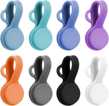 Silicone Magnetic Cable Ties - 8PCS Reusable Cord Organizers for Storage picture
