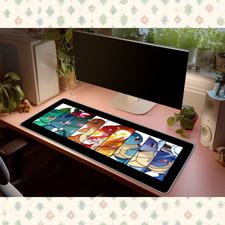 Pokemon Bulbasaur Charmander Squirtle Evolution Desk Mat Mouse Pad Gaming picture