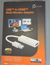 New j5Create USB to HDMI Multi-Monitor Adapter JUA254 Mac & Windows Compatible picture