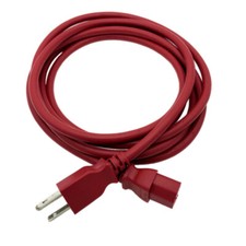 10 Ft Red Power Cable for DYNEX TV DX-LCD26-09 DX24L150A11 DX32L150A11 DX37L150A picture