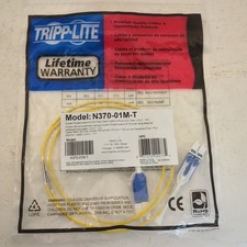 Eaton Tripp Lite Duplex Singlemode 8.3/125 Fiber Patch Cable LC/LC Push/Pull 3ft picture