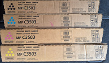 Ricoh MP C3503 Toner Cartridge Full Set 841813,841814,841815,841816 Genuine New picture