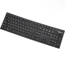 Amazon Basics Low-Profile Wired USB Keyboard with US Layout )Matte Black picture