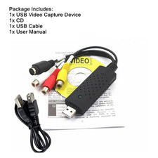 USB 2.0 VHS to DVD Converter Convert Analog Video to Digital Format Audio Video  picture