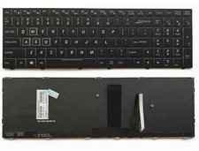 Keyboard Colorful Backlit For Clevo N850  N857HJ1 N870HJ1 N850HP6 N870HP6 US picture