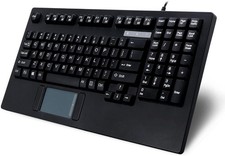 Adesso AKB-425UB - Easytouch Rackmount USB Touchpad Keyboard, Black picture