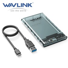 WAVLINK 2.5'' HDD Case SATA SSD to USB3.0 External Hard Drive Disk Enclosure Box picture