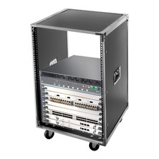 16U Cabinet Portable Rolling Network Server Rack Voice Amplifier| Mixer Rack US picture