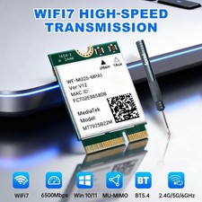 WiFi 7 MT7925 NGFF M.2 Wifi Card Tri-Band 6GHz Bluetooth 5.4 for AMD Intel PC picture