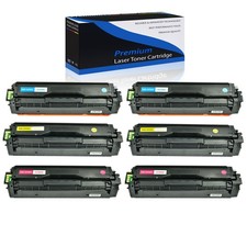 6PK Toner Cartridge for Samsung CLT-C504S CLT-M504S CLT-Y504S CLP-415NW 4195FW picture