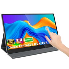 16 inch 1080P USB-C Touch screen Portable Monitor Support PC/NS/Latop with Case picture