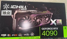 FOR PARTS INNO3D RTX 4090 ICHILL 24G GPU No Core  VRAM With Box As Is G2U picture
